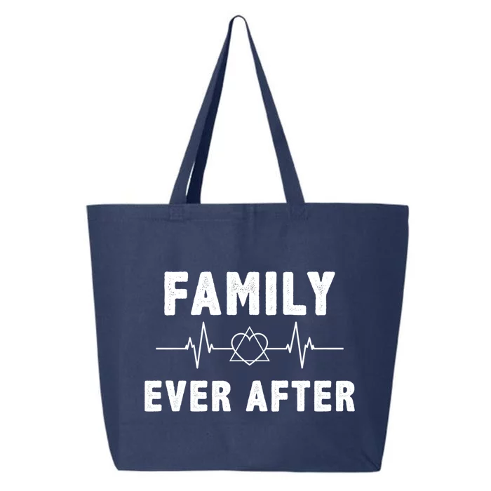 Adopt Adoptive Heartbeat Family Ever After Adoption Gift 25L Jumbo Tote