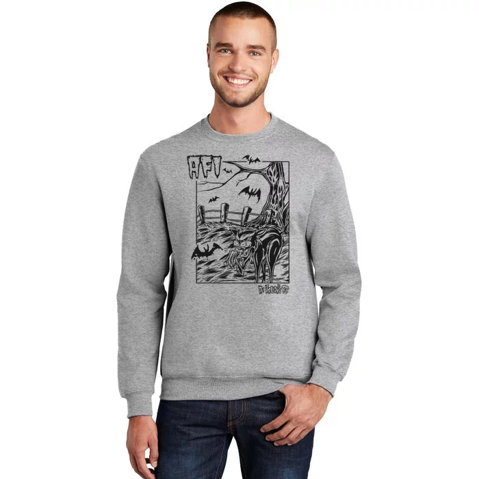 Afi All HallowS Orange Tall Sweatshirt