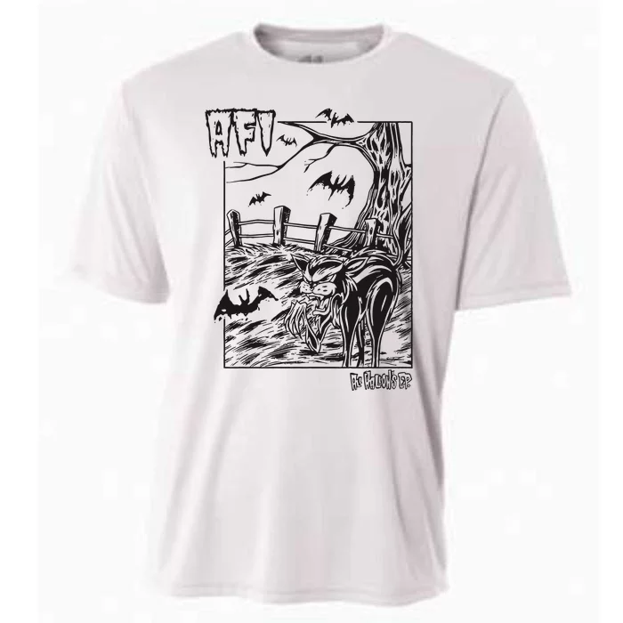 Afi All HallowS Orange Cooling Performance Crew T-Shirt