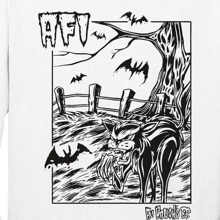 Afi All HallowS Orange Tall Long Sleeve T-Shirt