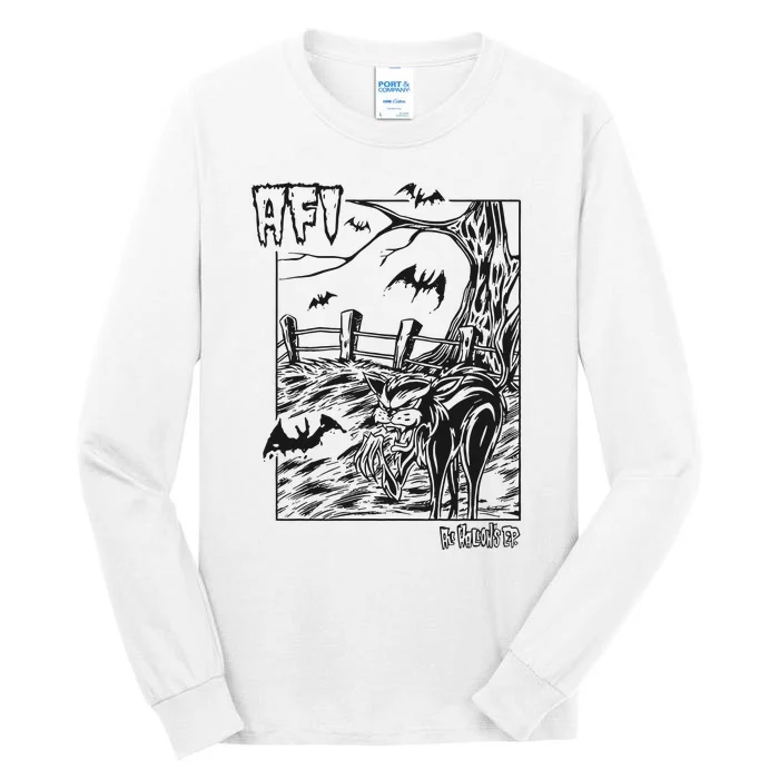 Afi All HallowS Orange Tall Long Sleeve T-Shirt