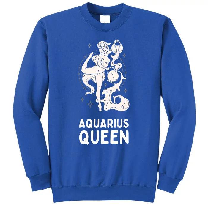 Aquarius Astrology Horoscope Zodiac Aquarius Queen Funny Gift Tall Sweatshirt