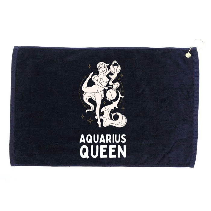 Aquarius Astrology Horoscope Zodiac Aquarius Queen Funny Gift Grommeted Golf Towel