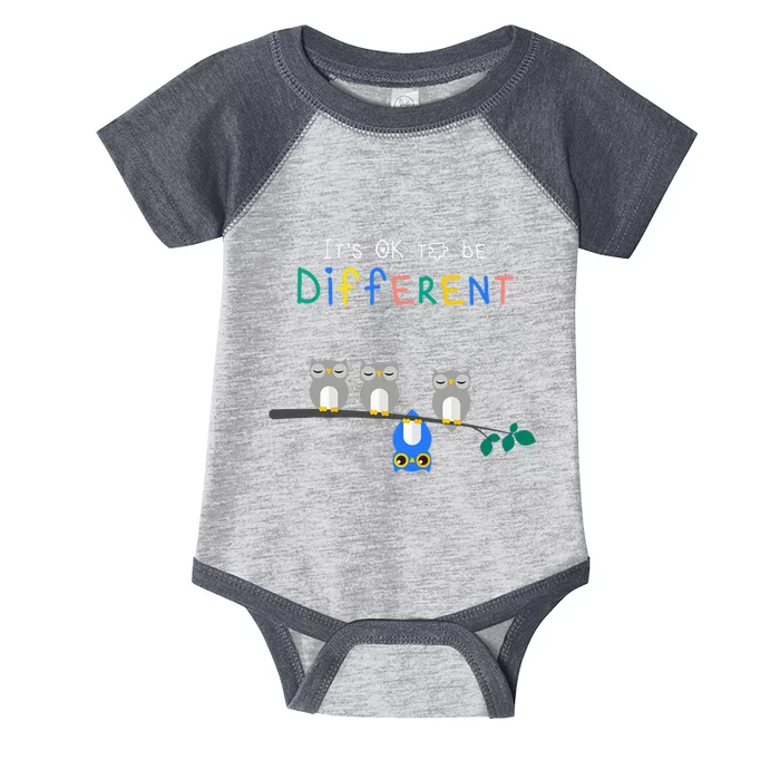 Autism Awareness It's ok to be Different Autism Awareness Infant Baby Jersey Bodysuit