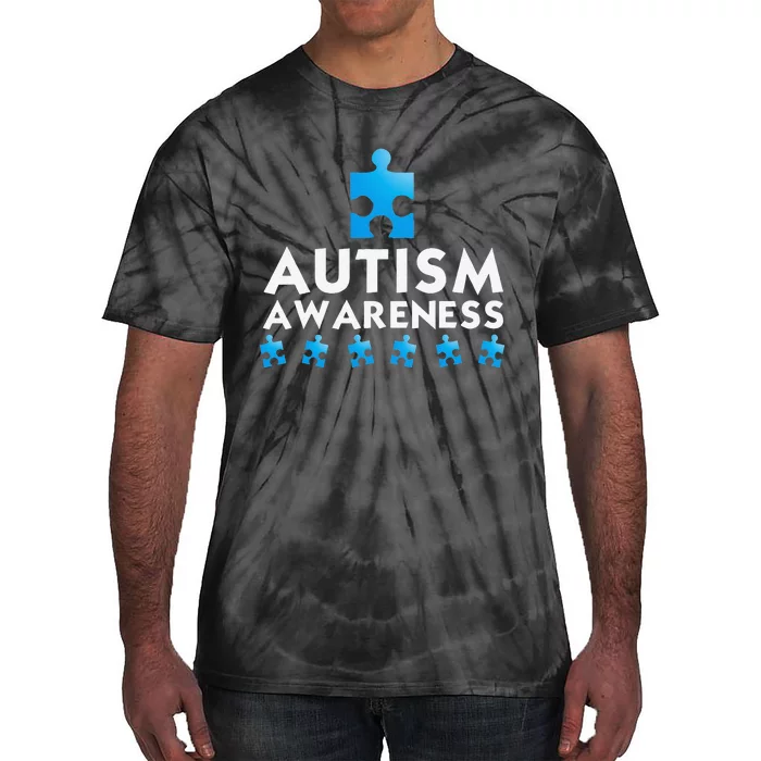 Autism Awareness I Love Person With Autism Tee Tie-Dye T-Shirt