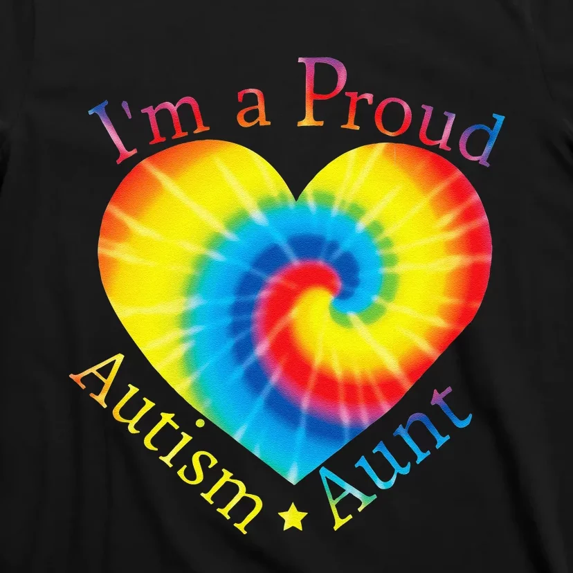 Autism Awareness I'm A Proud Autism Aunt Tee Gift T-Shirt