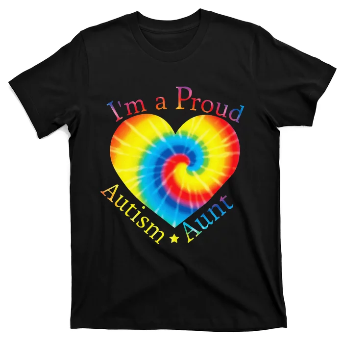 Autism Awareness I'm A Proud Autism Aunt Tee Gift T-Shirt