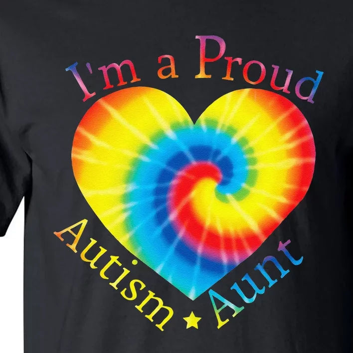 Autism Awareness I'm A Proud Autism Aunt Tee Gift Tall T-Shirt