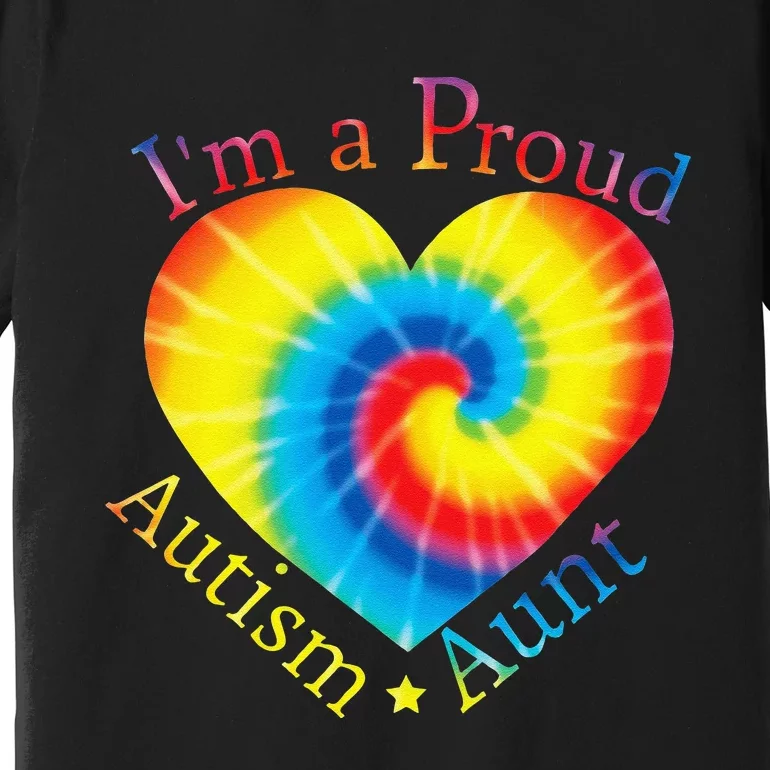 Autism Awareness I'm A Proud Autism Aunt Tee Gift Premium T-Shirt