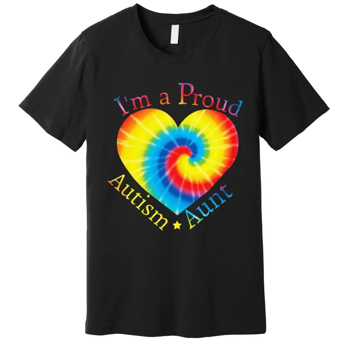 Autism Awareness I'm A Proud Autism Aunt Tee Gift Premium T-Shirt