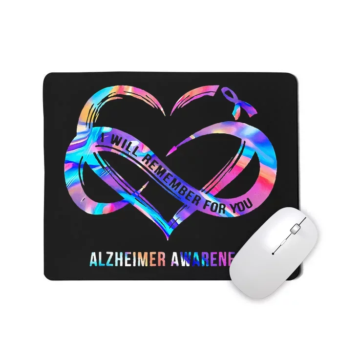 Alzheimer Awareness I Will Remember For You Mousepad