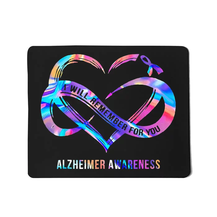 Alzheimer Awareness I Will Remember For You Mousepad