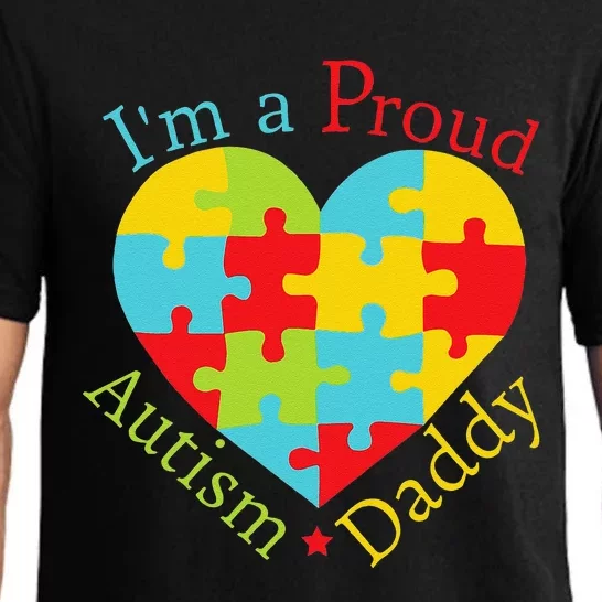 Autism Awareness I'm A Proud Autism Daddy Tee Pajama Set