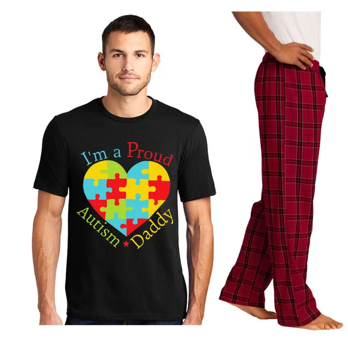 Autism Awareness I'm A Proud Autism Daddy Tee Pajama Set