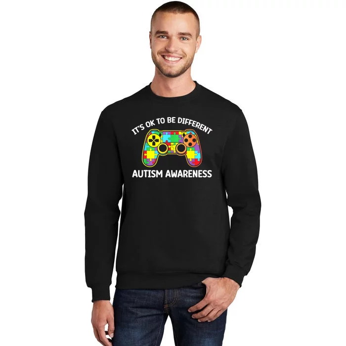 Autism Awareness Its Ok To Be Different Tall Sweatshirt