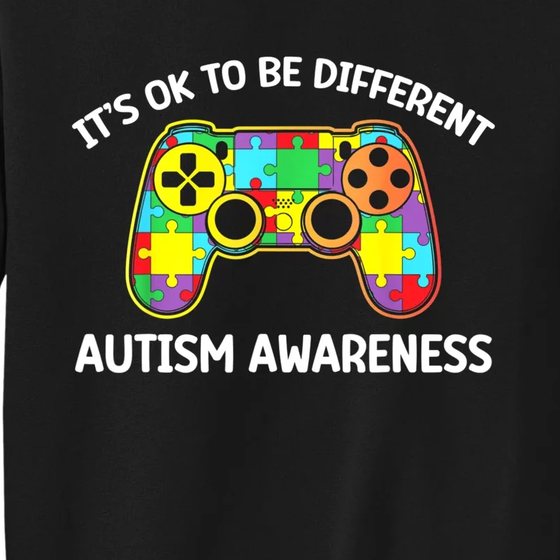 Autism Awareness Its Ok To Be Different Tall Sweatshirt