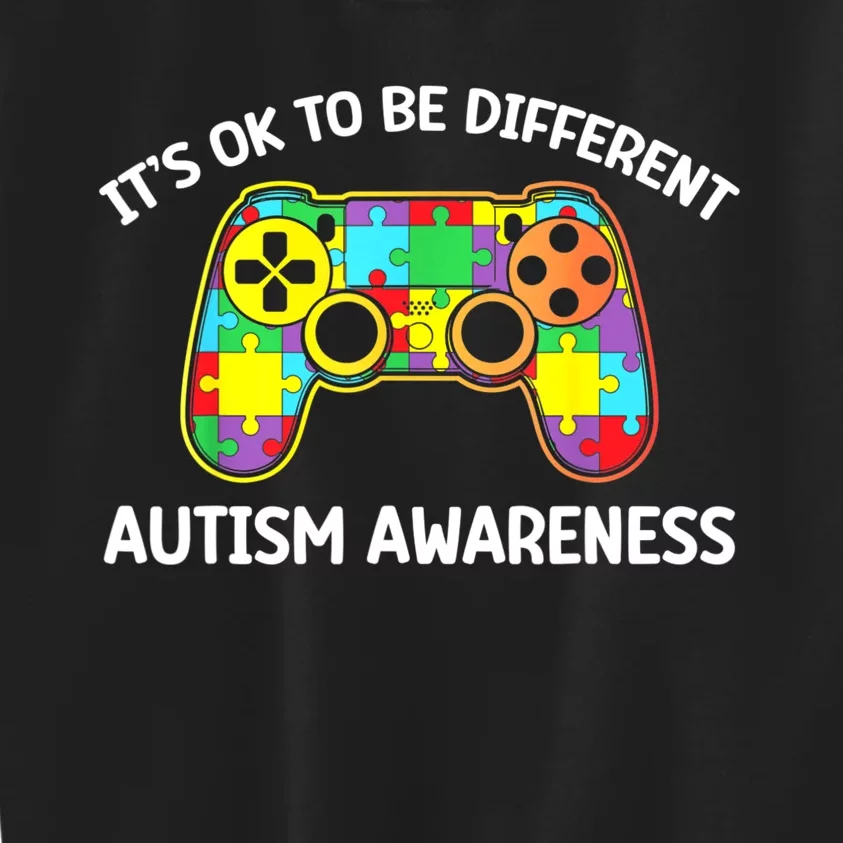 Autism Awareness Its Ok To Be Different Kids Sweatshirt