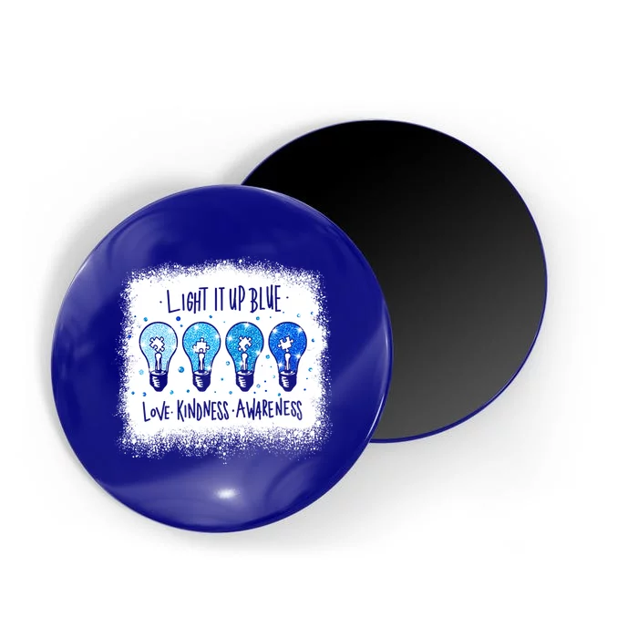 Autism Awareness I Light It Up Blue Meaningful Gift Magnet