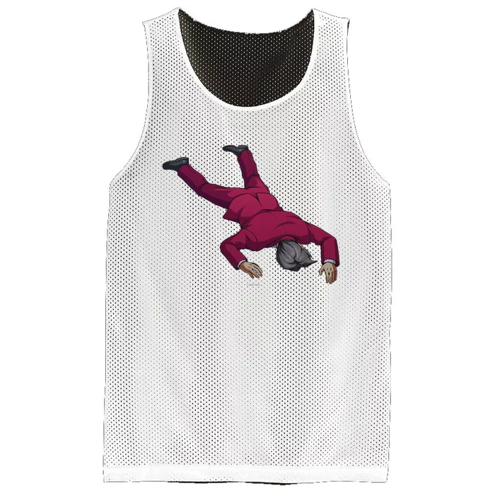 Ace Attorney Investigations Collection Faceplant Edgeworth Mesh Reversible Basketball Jersey Tank