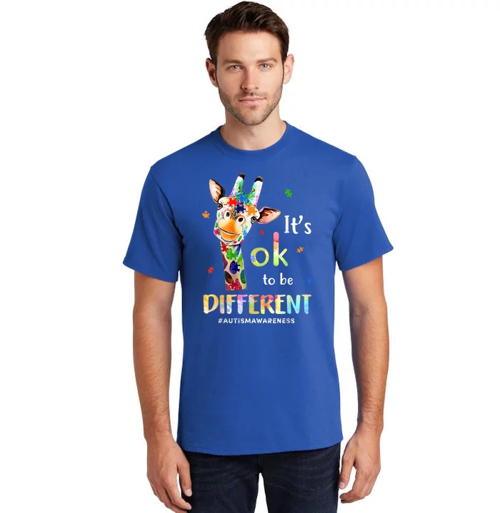 Autism Awareness Its Ok To Be Different Tall T-Shirt