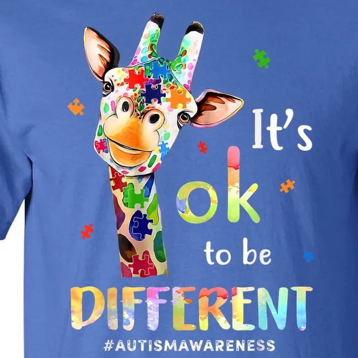 Autism Awareness Its Ok To Be Different Tall T-Shirt