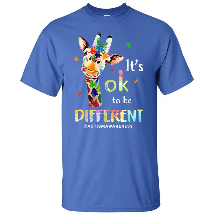 Autism Awareness Its Ok To Be Different Tall T-Shirt