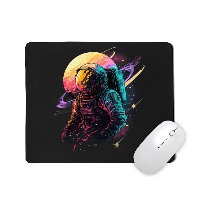 An Astronaut In Outer Space Mousepad