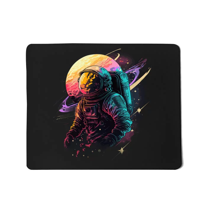 An Astronaut In Outer Space Mousepad