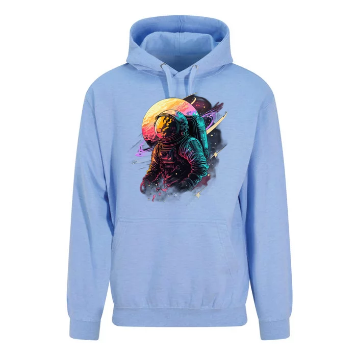 An Astronaut In Outer Space Unisex Surf Hoodie