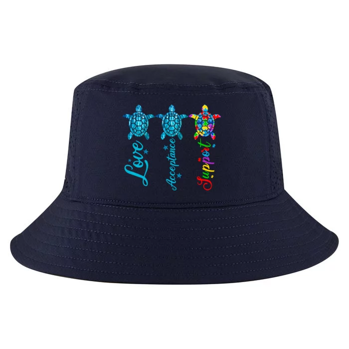 Autism Awareness Its Ok To Be Autism Different Turtle Gift Cool Comfort Performance Bucket Hat