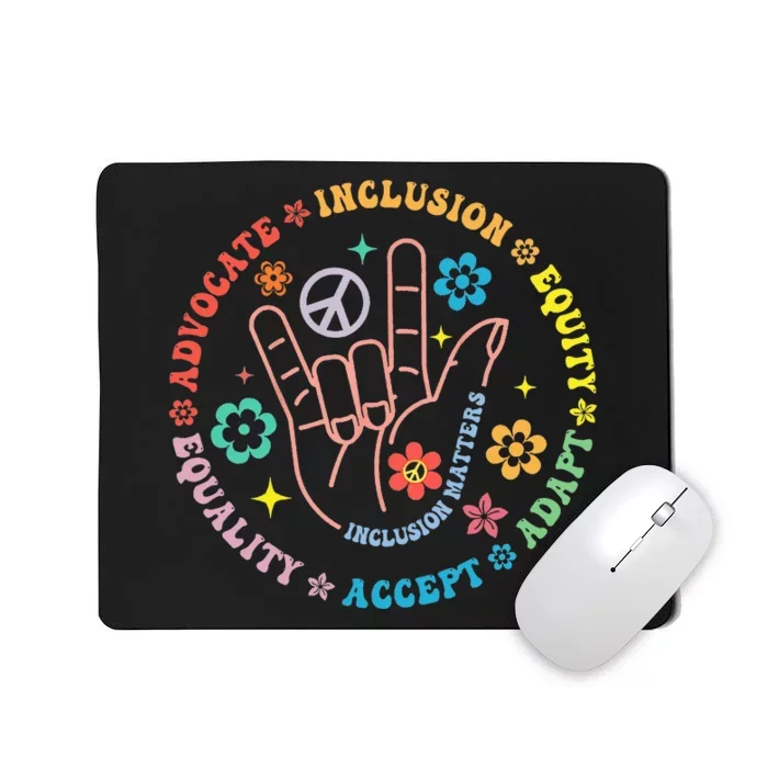 Autism Awareness Inclusion Matters Teacher Mousepad