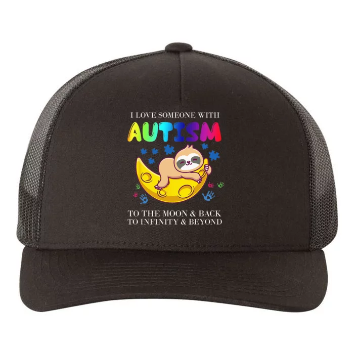 Autism Awareness I Love Someone With Autism Yupoong Adult 5-Panel Trucker Hat