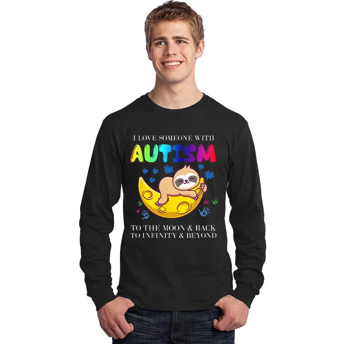 Autism Awareness I Love Someone With Autism Tall Long Sleeve T-Shirt