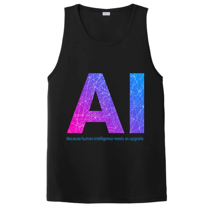 Ai Artificial Intelligence Funny Design Performance Tank