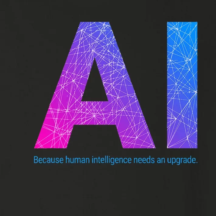 Ai Artificial Intelligence Funny Design Toddler Long Sleeve Shirt