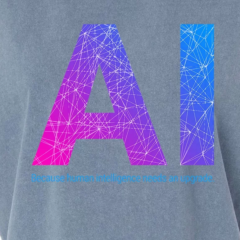 Ai Artificial Intelligence Funny Design Garment-Dyed Women's Muscle Tee