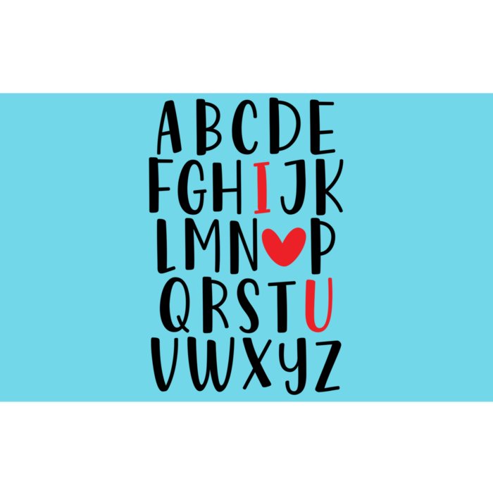 Abc Alphabet I Love You English Teacher Valentines Day Meaningful Gift Bumper Sticker