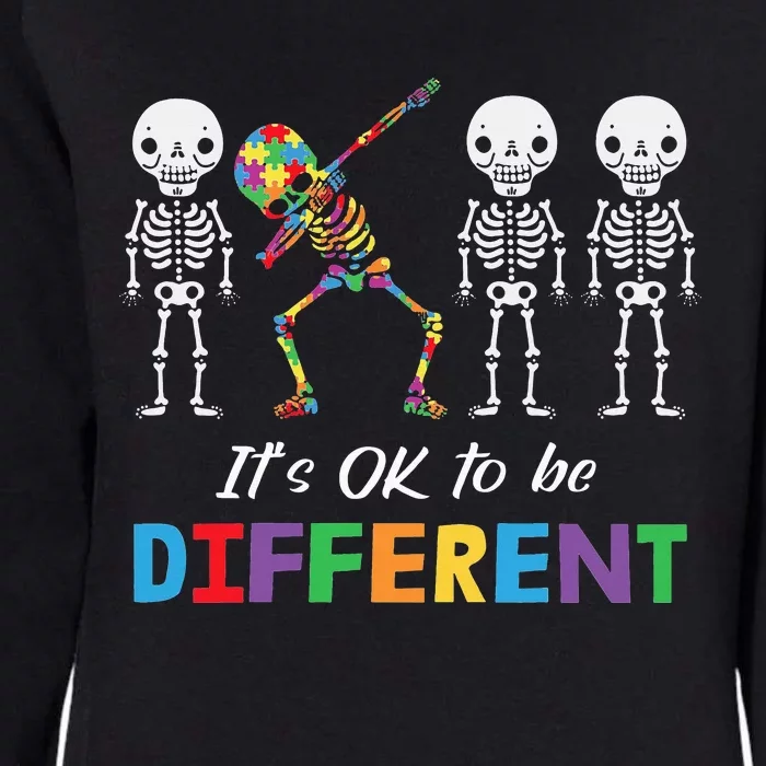 Autism Awareness  Its Ok To Be Different Womens California Wash Sweatshirt