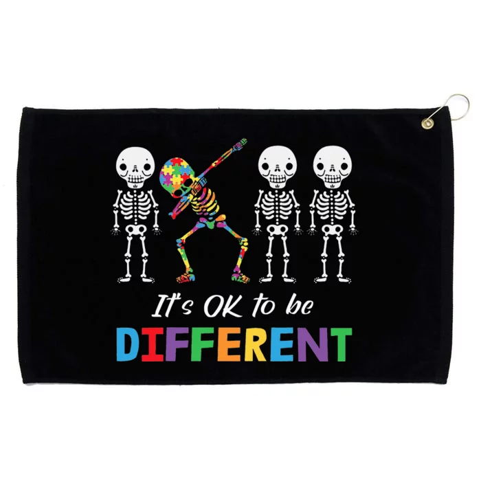 Autism Awareness  Its Ok To Be Different Grommeted Golf Towel