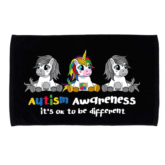 Autism Awareness It's OK To Be Different Microfiber Hand Towel