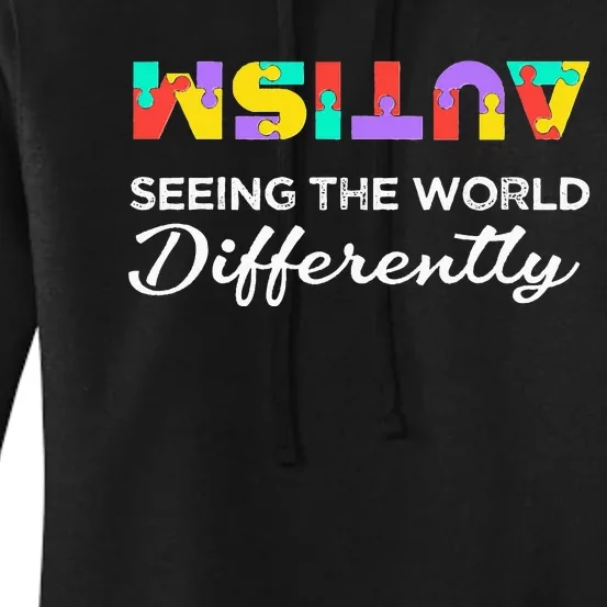 Autism Awareness It's ok to be Different Autism Awareness Women's Pullover Hoodie