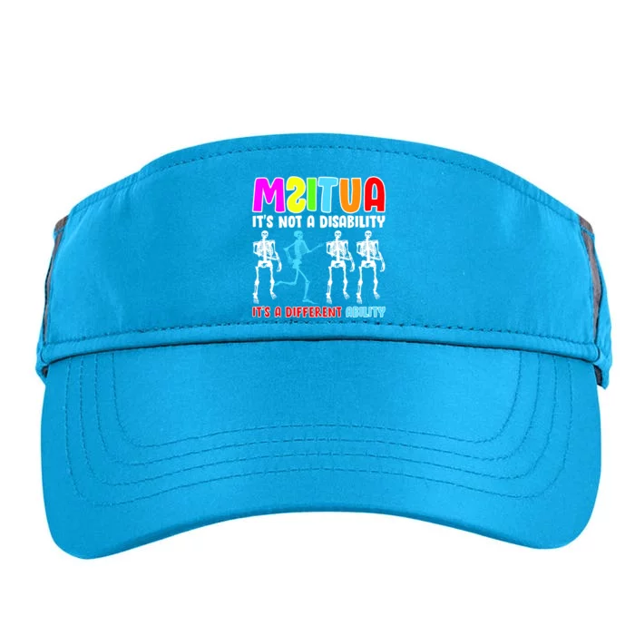 Autism Awareness It's Not A Disability It's An Ability Awareness Adult Drive Performance Visor