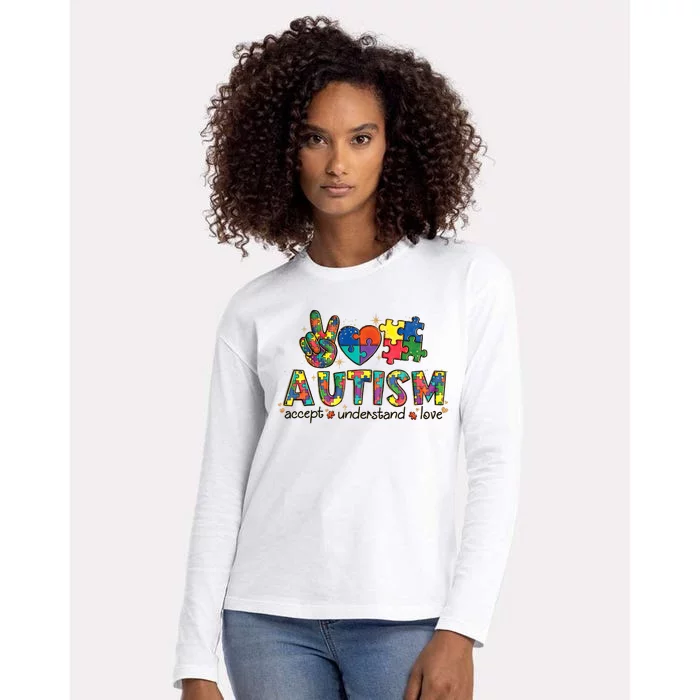 Autism Awareness Its Ok To Be Different Womens Cotton Relaxed Long Sleeve T-Shirt