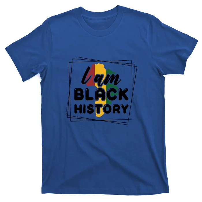 Afro America I Am Black History For Black History Month Gift T-Shirt