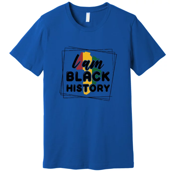 Afro America I Am Black History For Black History Month Gift Premium T-Shirt