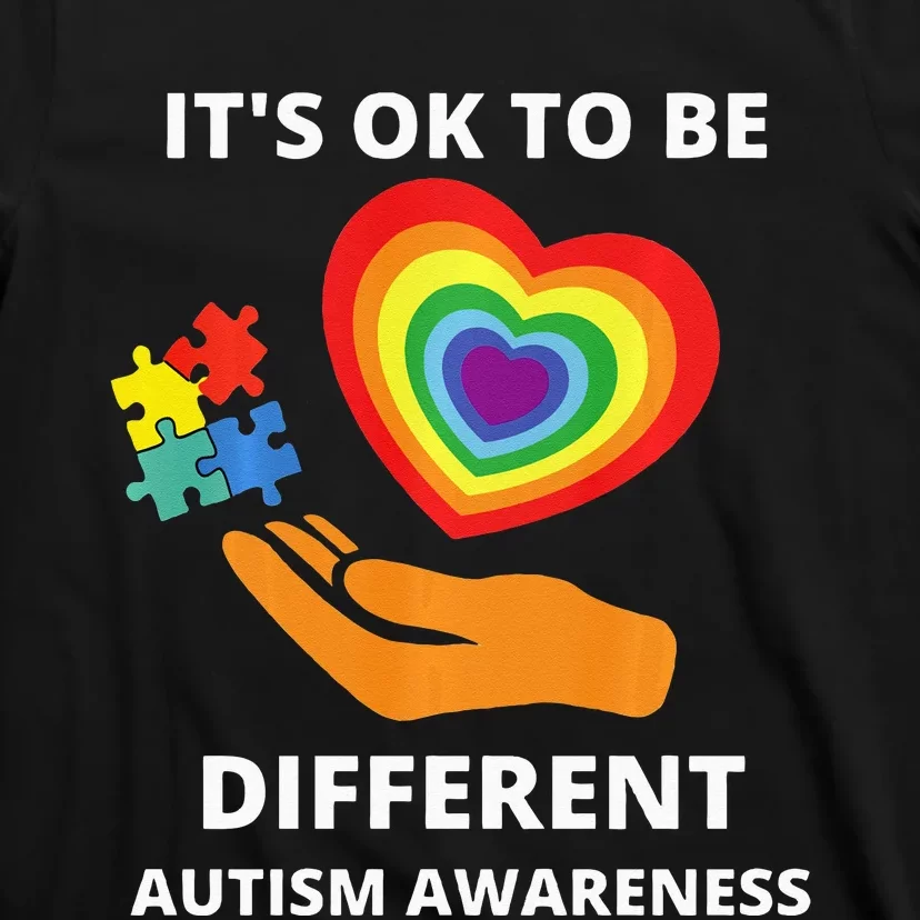 autism awareness its ok to be different T-Shirt