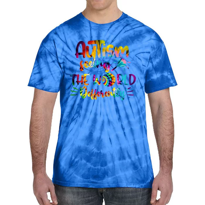 Autism Awareness Inspirational Quote Tie Dye Unity Meaningful Gift Tie-Dye T-Shirt