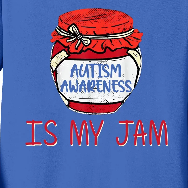 Autism Awareness Is My Jam Kids Long Sleeve Shirt