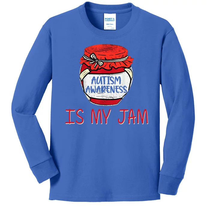 Autism Awareness Is My Jam Kids Long Sleeve Shirt