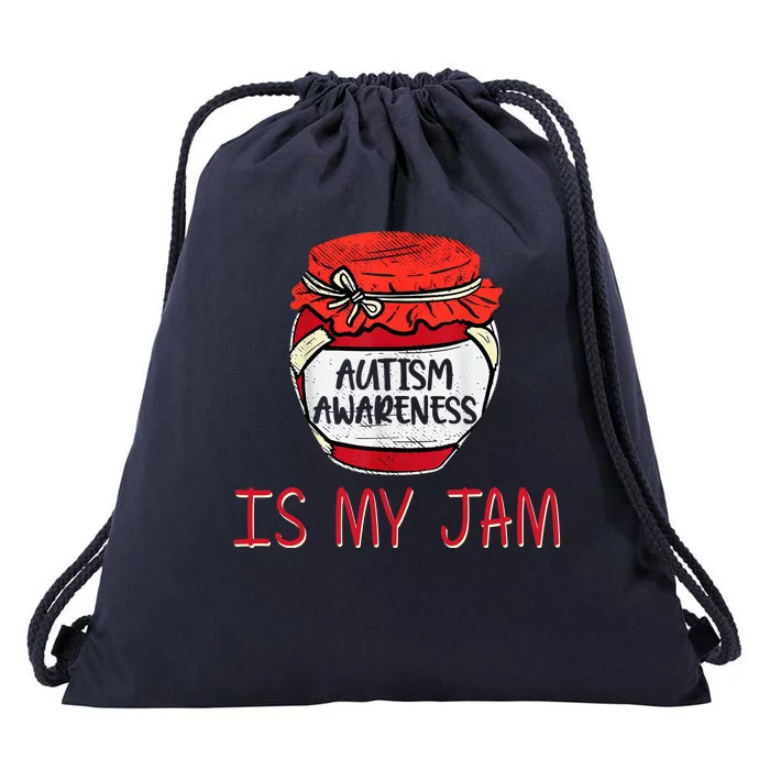 Autism Awareness Is My Jam Drawstring Bag